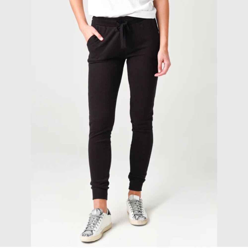 Z Supply Black Marled Sweatpant Joggers - Medium
